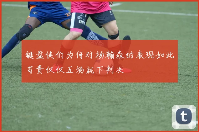 键盘侠们为何对杨瀚森的表现如此苛责仅仅五场就下判决